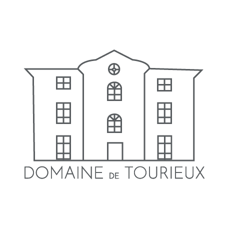 Logo domaine blanc gris